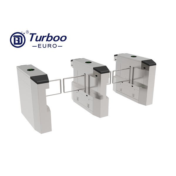 SUS 304 Swing Barrier Gate Automatic Access Control Turnstile Security Width pass 1100mm